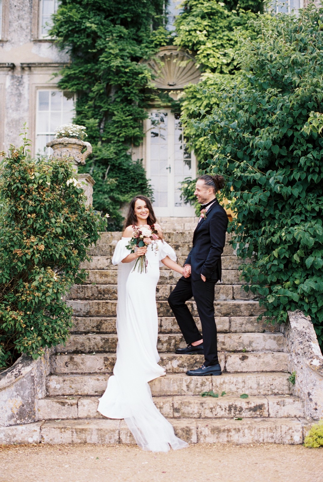 Evelyn and James's wedding at Hamswell House