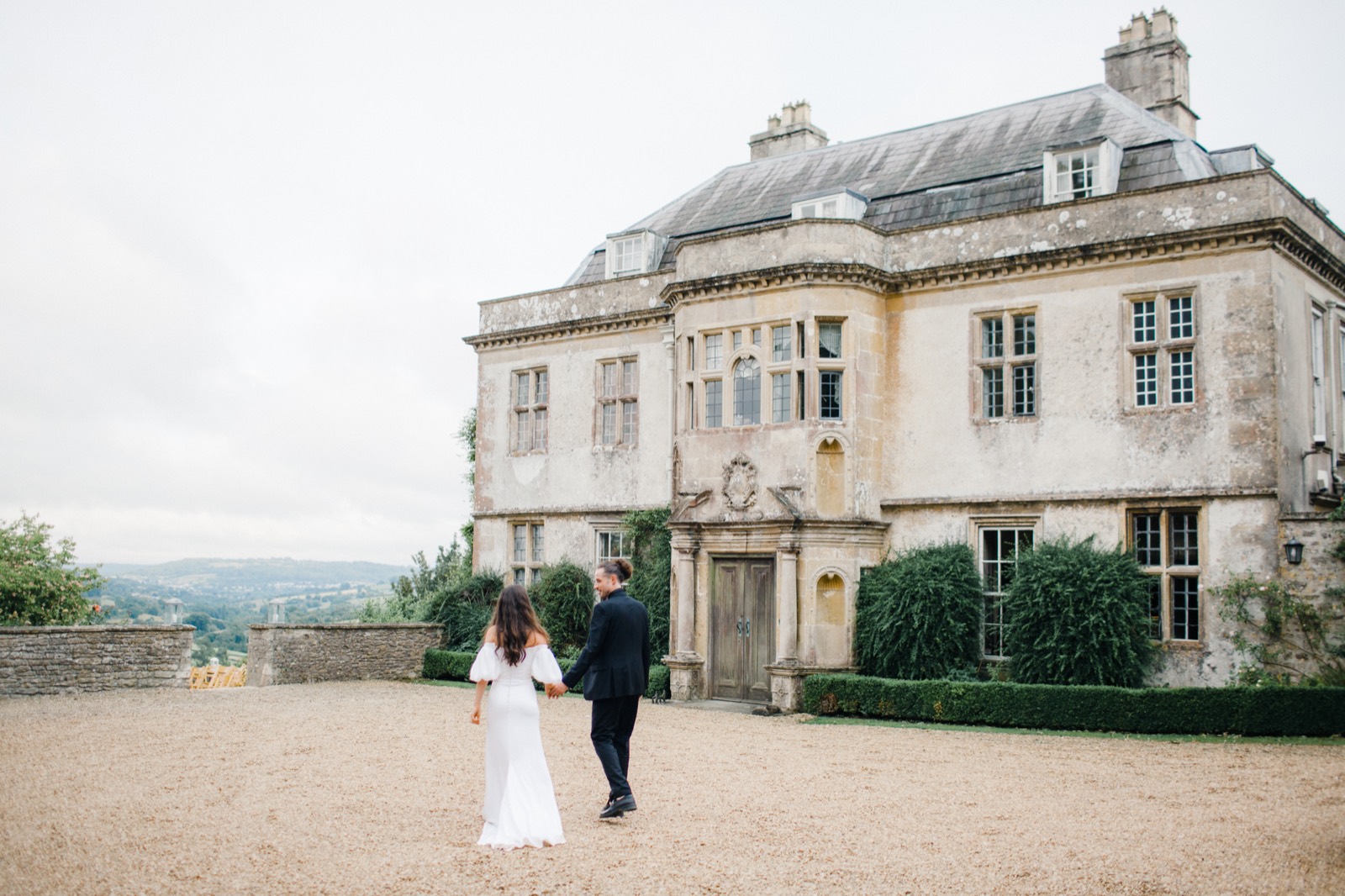 Evelyn and James's wedding at Hamswell House