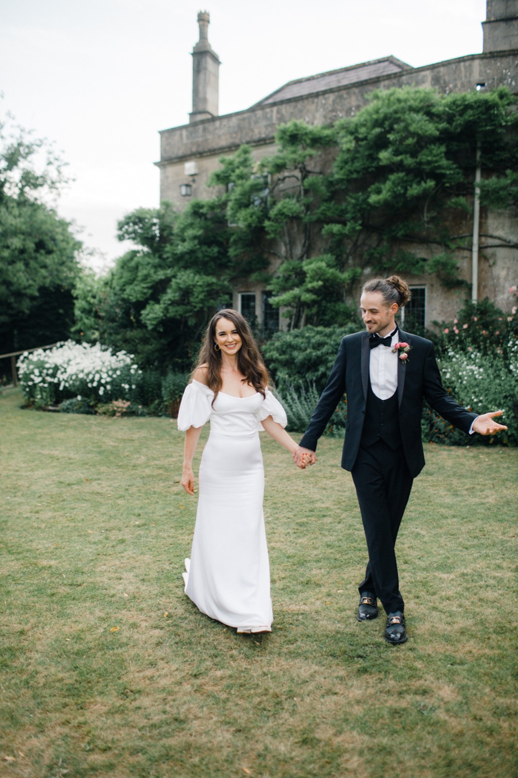 Evelyn and James's wedding at Hamswell House